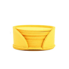 10pcs Round Felt Coasters Anti-scalding Non-slip Table Mat