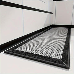 Absorbent Kitchen Mat Anti Slip Rubber Backing Polyester Carpet