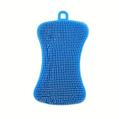 3pcs Silicone Utensil Sponge Kitchen Gadget Efficient Cleaning