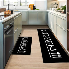2pcs Non Slip Floor Mat Soft Rug for Kitchen Bathroom Easy to Clean