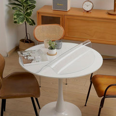 PVC Round Tablecloth Elastic Cover Clear Plastic Protector