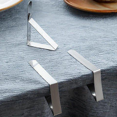 12pcs Tablecloth Clips Stainless Steel Tablecloth Holders for Outdoor Picnics