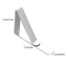 12pcs Tablecloth Clips Stainless Steel Tablecloth Holders for Outdoor Picnics