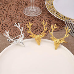 6pcs Deer Napkin Ring Nature Style Christmas Series Napkin Holder