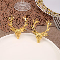 6pcs Deer Napkin Ring Nature Style Christmas Series Napkin Holder