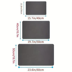 Non Slip Dish Drying Mat Soft Absorbent Wear Resistant for Home Kitchen