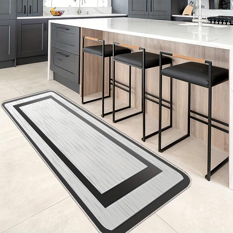 Large Anti-fatigue Kitchen Mat Non-slip Polyester Carpet