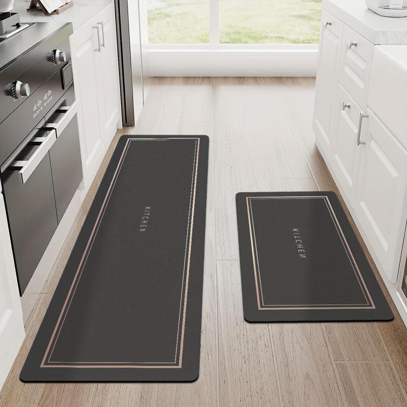 Kitchen Rug And Mat Non-slip Absorbent Floor Mat Easy Clean Dirt Resistance