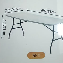 6FT Elastic Tablecloth Cover Stretch Table Cover Indoor Outdoor Home Decoration