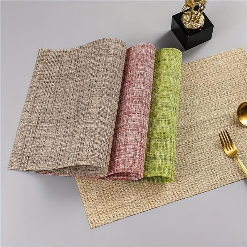 Nordic Style Placemats Set Table Decoration Mat Household Bowl Plate Mat