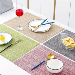Nordic Style Placemats Set Table Decoration Mat Household Bowl Plate Mat