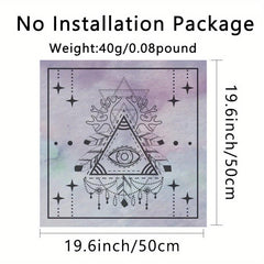 Astrology Tarot Cloth Zodiac Constellations Oracle Tablecloth Sun Moon