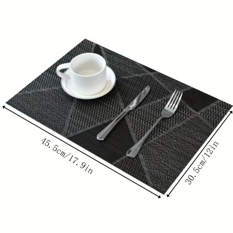 Plastic Placemats Nordic Style Table Pads Coffee Table Mat Household Decoration