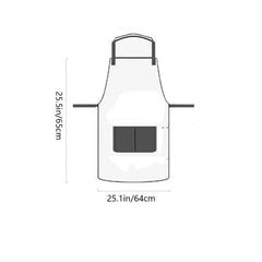 Thickened Waterproof Waist Apron Cartoon Women Kitchen Workwear