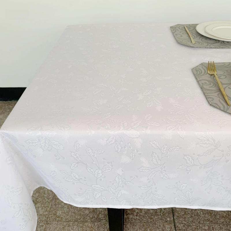Waterproof Polyester Tablecloth Rectangle Table Cover for Picnic or Party
