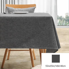 Waterproof Cotton Linen Tablecloth for Home Decor