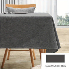 Waterproof Cotton Linen Tablecloth for Home Decor