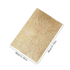 Plastic Placemat Firework Square Creative Table Mat Plate Background Pad