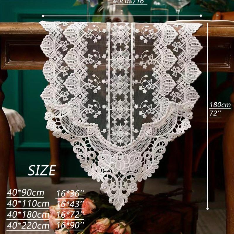 Bohemian Style Embroidered Table Runner for Dining Table