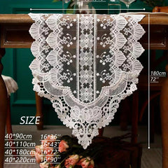 Bohemian Style Embroidered Table Runner for Dining Table