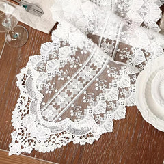 Bohemian Style Embroidered Table Runner for Dining Table