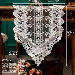 Bohemian Style Embroidered Table Runner for Dining Table