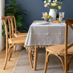 Farmhouse Rectangular Tablecloth for Dining Picnic Buffet Holiday Dinner