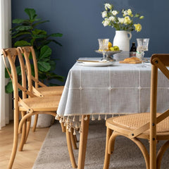 Farmhouse Rectangular Tablecloth for Dining Picnic Buffet Holiday Dinner