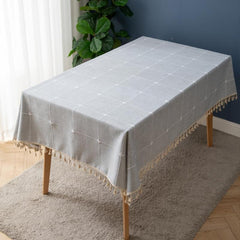 Farmhouse Rectangular Tablecloth for Dining Picnic Buffet Holiday Dinner