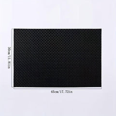Set of 6 Woven Placemats, Anti-fouling Table Mats, Heat Insulation Pads