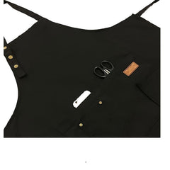 Waterproof Kitchen Halter Apron with Big Pocket
