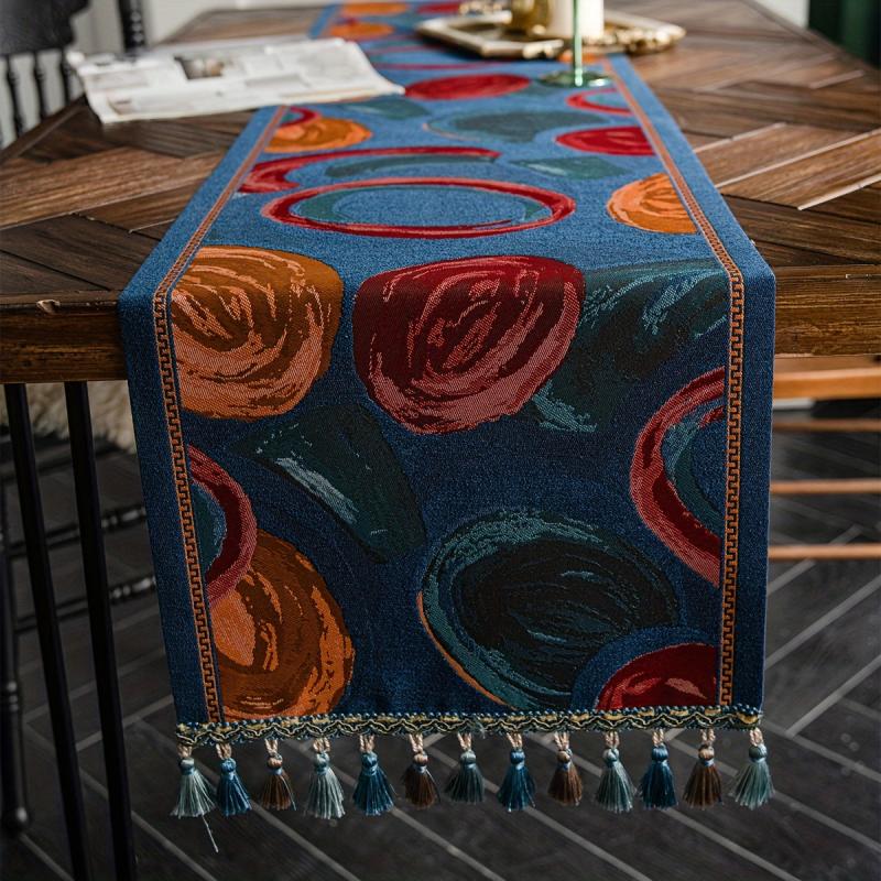 Colorful Balloon Pattern Polyester Table Runner