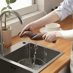Soft Absorbent Dishcloth for Household Cleaning Kitchen Glass Cars 34x34cm