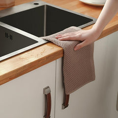 Soft Absorbent Dishcloth for Household Cleaning Kitchen Glass Cars 34x34cm