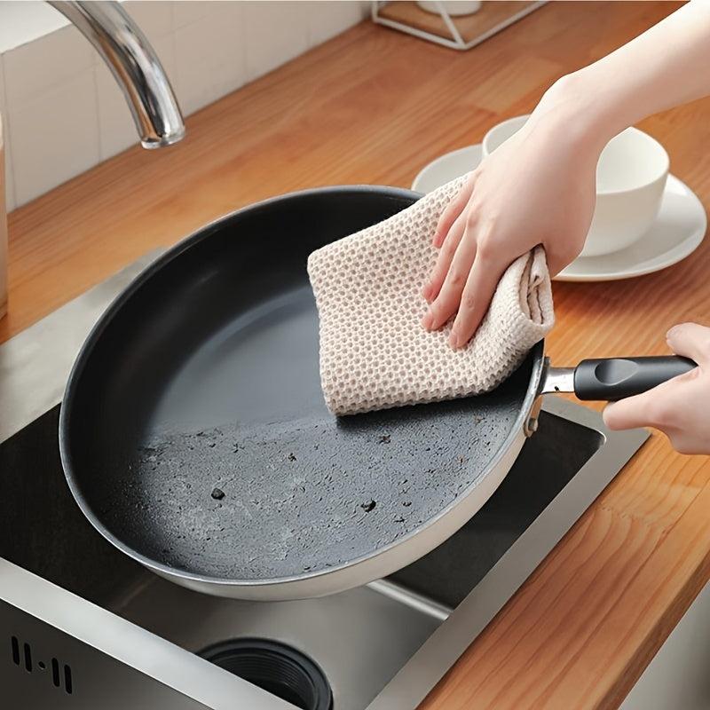 Soft Absorbent Dishcloth for Household Cleaning Kitchen Glass Cars 34x34cm