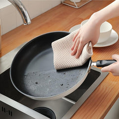 Soft Absorbent Dishcloth for Household Cleaning Kitchen Glass Cars 34x34cm