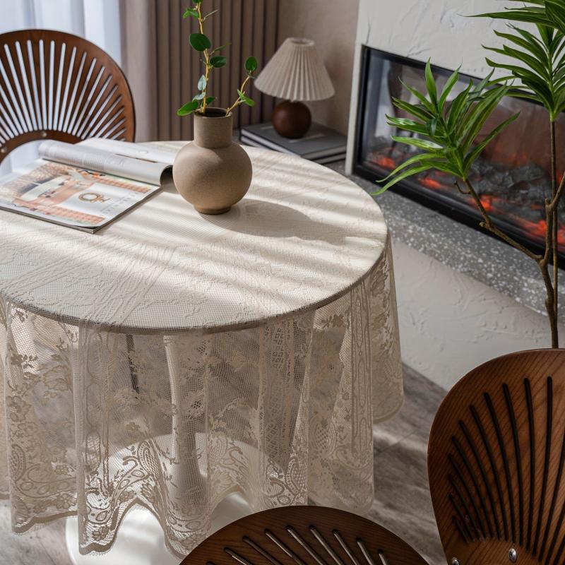 Bohemian Round Tablecloth for Party Picnic Dinner Home Decor