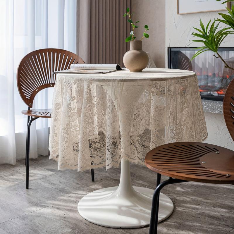 Bohemian Round Tablecloth for Party Picnic Dinner Home Decor