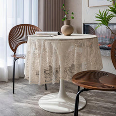 Bohemian Round Tablecloth for Party Picnic Dinner Home Decor