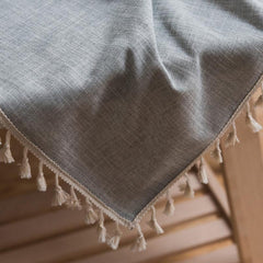 Boho Fringe Tablecloth for Dining Kitchen Parties Buffet