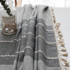 Boho Fringe Tablecloth for Dining Kitchen Parties Buffet