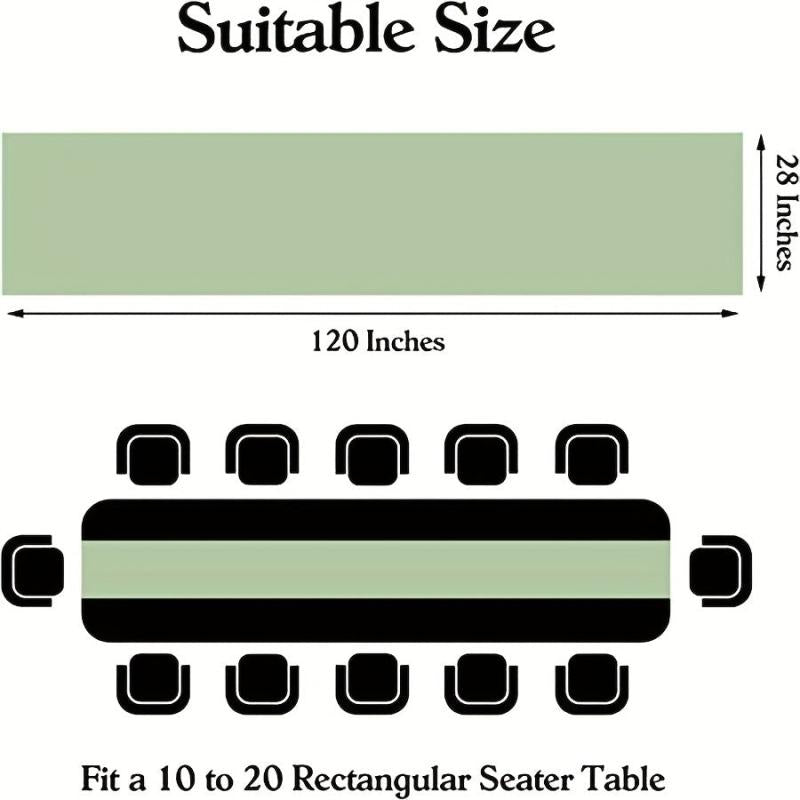Boho Style Sheer Chiffon Table Runner for Wedding Reception