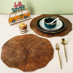 Round Tree Stake Placemat, Waterproof Non-slip Heat Insulation Mat