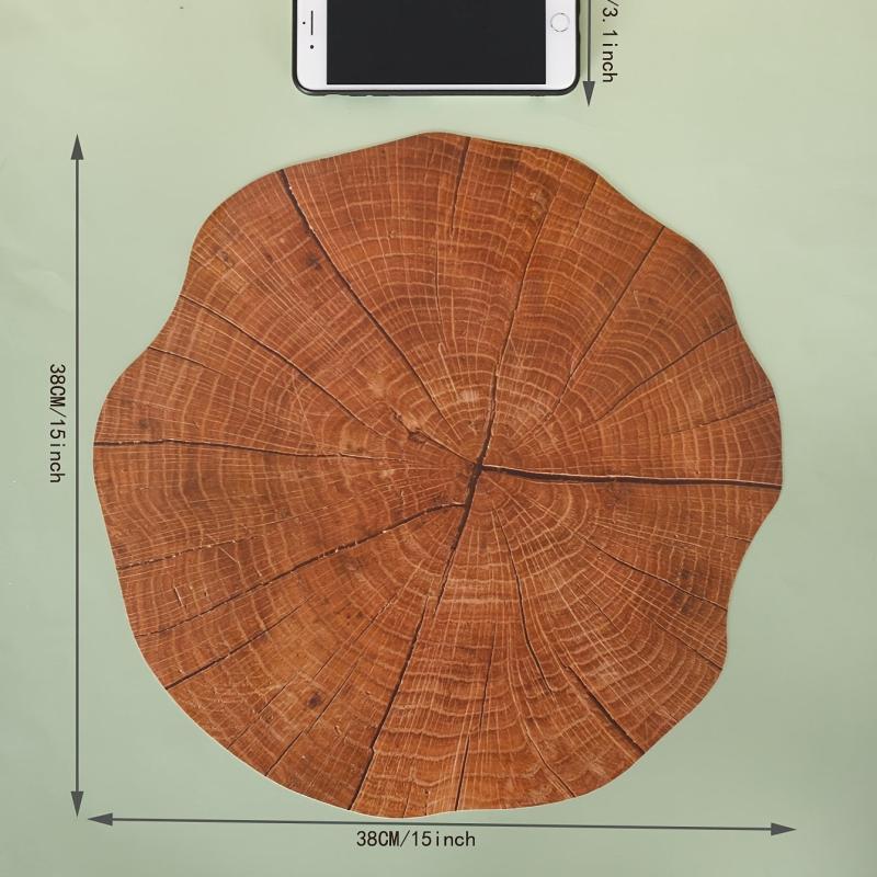 Round Tree Stake Placemat, Waterproof Non-slip Heat Insulation Mat
