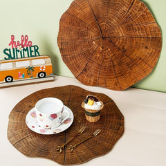 Round Tree Stake Placemat, Waterproof Non-slip Heat Insulation Mat
