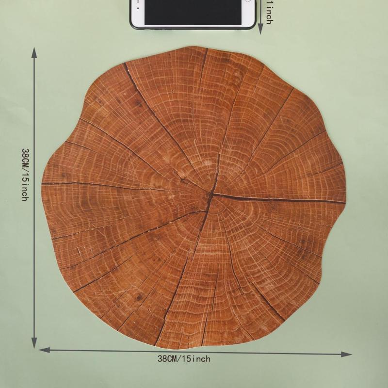 Round Tree Stake Placemat, Waterproof Non-slip Heat Insulation Mat