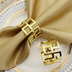 6pcs Metal Napkin Rings Cast Iron Polished Rings Halloween Decor