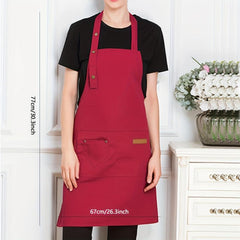 Adjustable Hanging Neck Apron Anti Stain Overalls 30in 26in