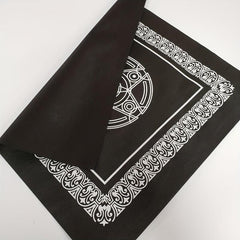 Boho Ethnic Style Tarot Cards Tablecloth for Divination Altar