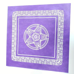Boho Ethnic Style Tarot Cards Tablecloth for Divination Altar